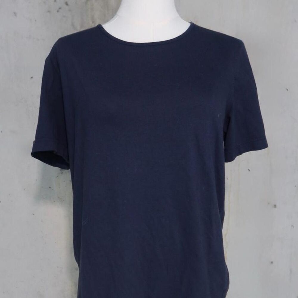 Eddie-bauer Men's Navy and Blue T-shirt